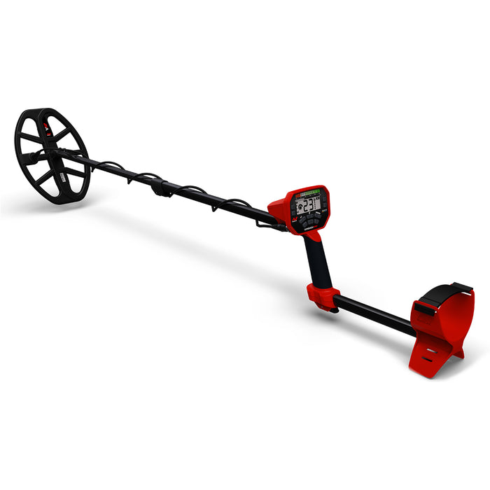 Minelab Vanquish 540 Metal Detector with Pro-Find 35 Pinpointer, Headphones, 12" Coil with Cover, Rechargeable Batteries