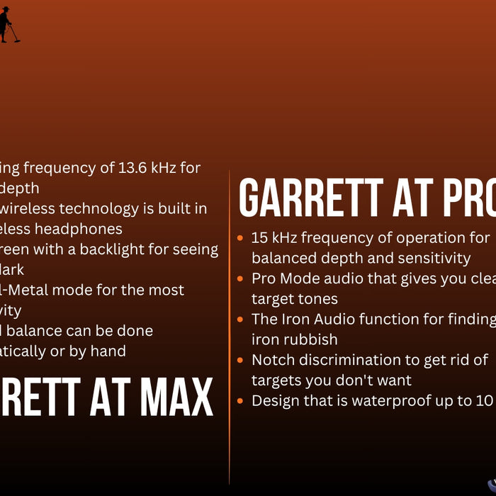 Garrett AT Max vs Garrett AT Pro