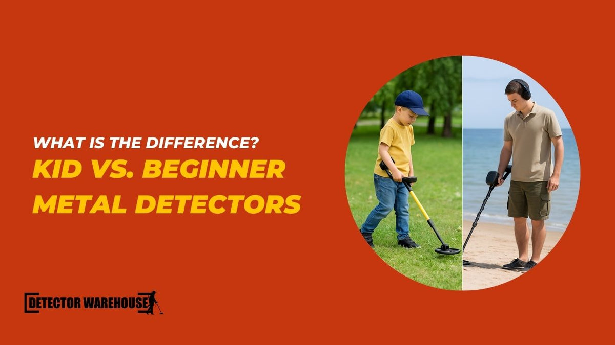 Kid vs. Beginner Metal Detectors: What’s the Difference?