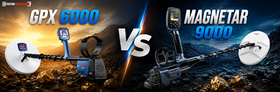 Minelab GPX 6000 vs Nokta Magnetar 9000: The Complete Gold Detector Comparison