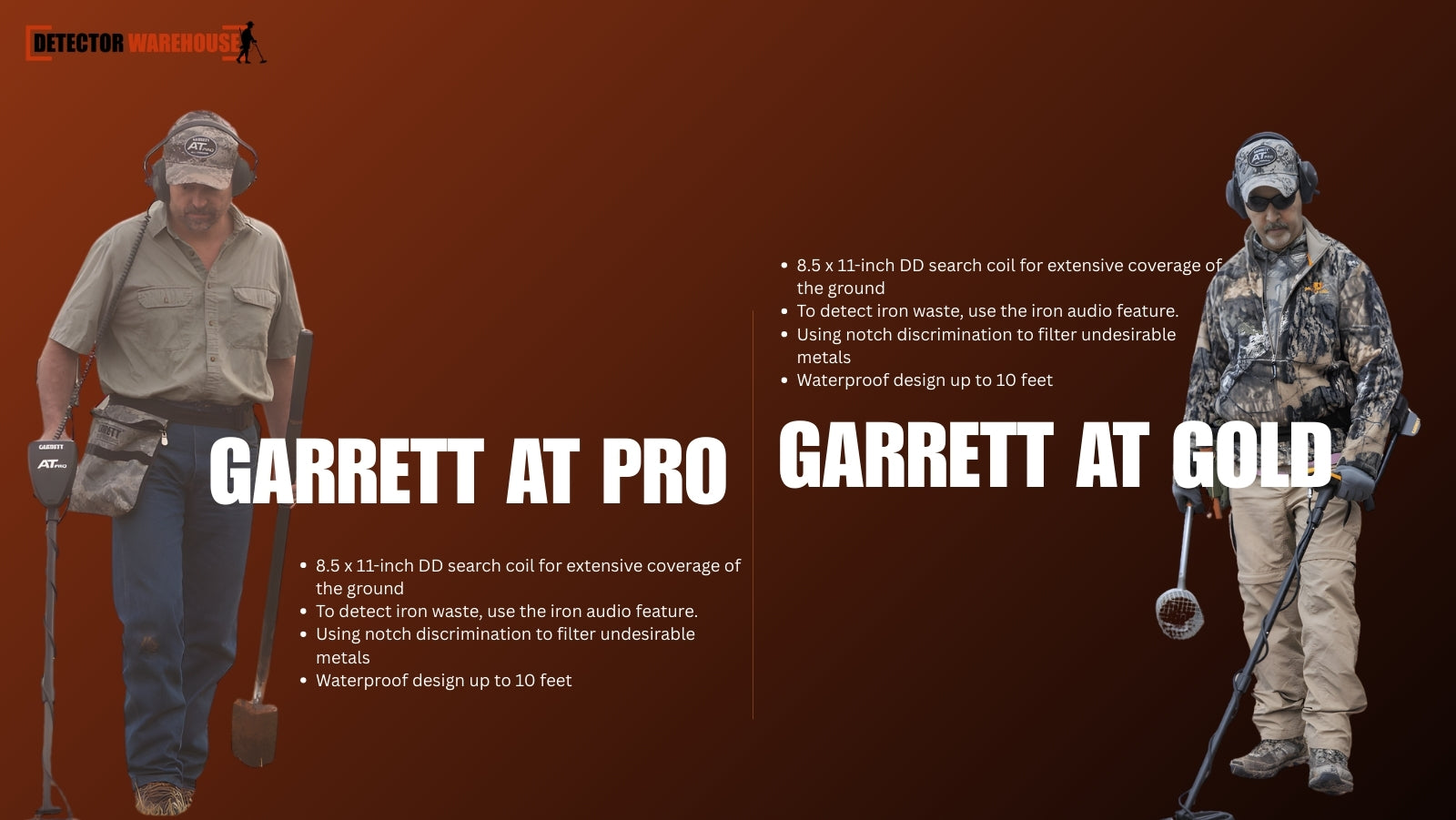 Garrett AT Pro vs Garrett AT Gold