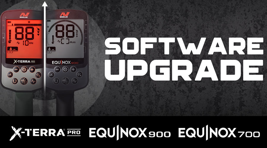 Software Update for Minelab X-Terra Pro, Equinox 700 and Equinox 900