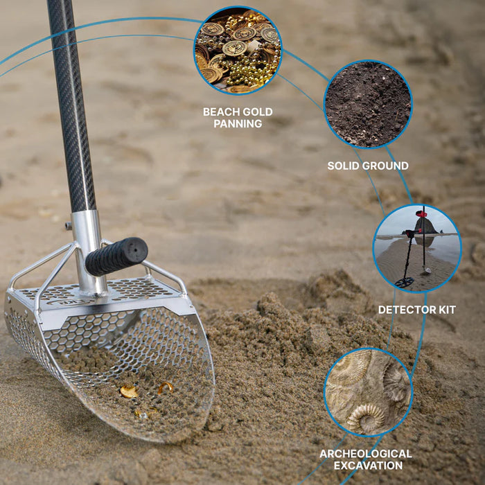 CKG 11x7" Sand Scoop - Stainless Steel
