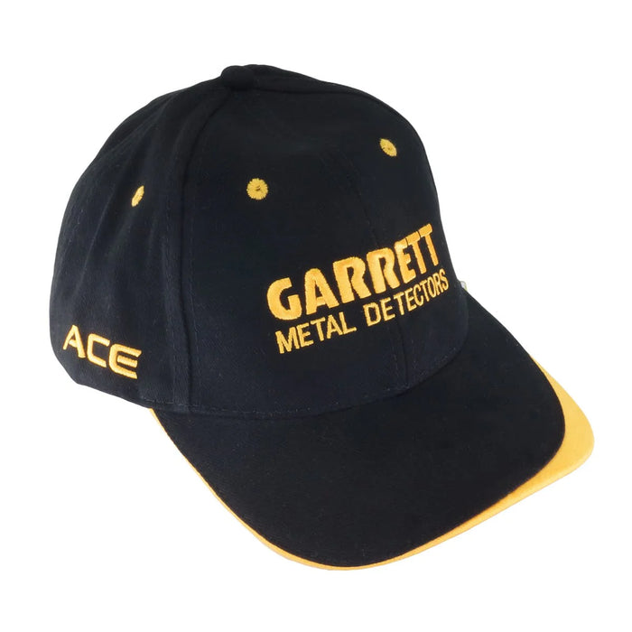 Garrett Black Baseball ACE Metal Detectors Cap