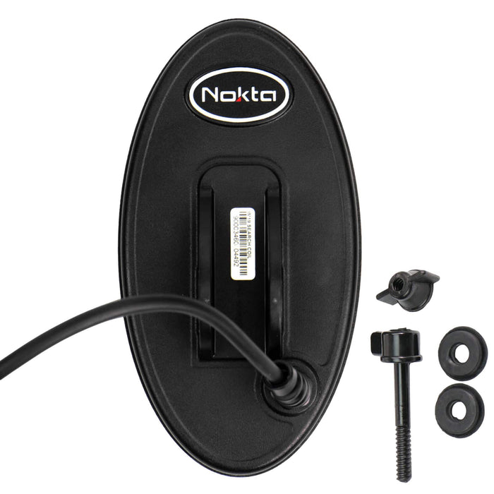 Nokta IM19 7.5x4" Waterproof DD Search Coil for Impact Metal Detector, Black