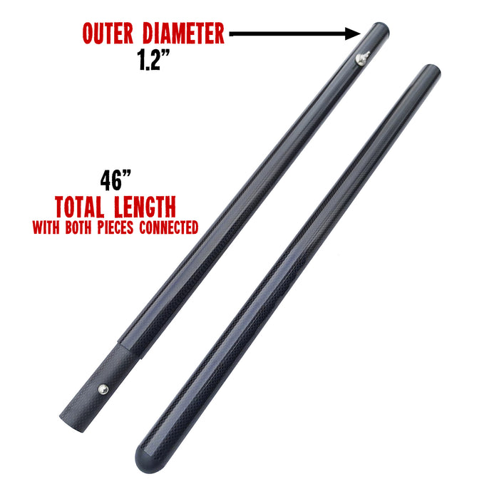 DragonXT Light & Strong Travel Carbon Fiber Long Pole for Scoop