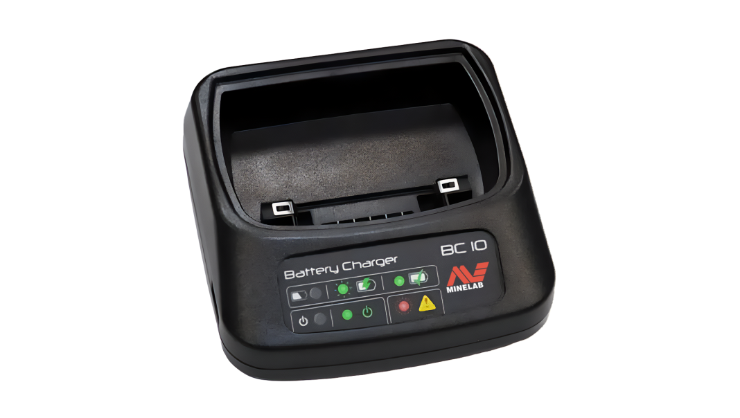 Minelab BC10 Battery Charger for CTX-3030 & GPZ-7000 Metal Detector Batteries