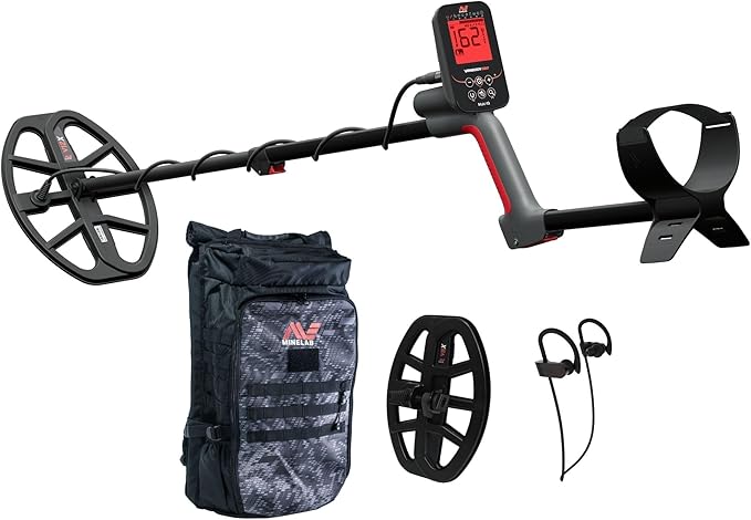 Minelab Vanquish 560 Pro Pack Metal Detector with Bagpack – All New Multi-IQ™ Simultaneous Frequency