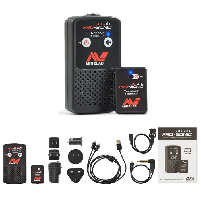 Minelab PRO‑SONIC Wireless Metal Detector Audio System