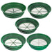 5 Piece Sifting Pans | Stackable Gold Pans | Detector Warehouse 