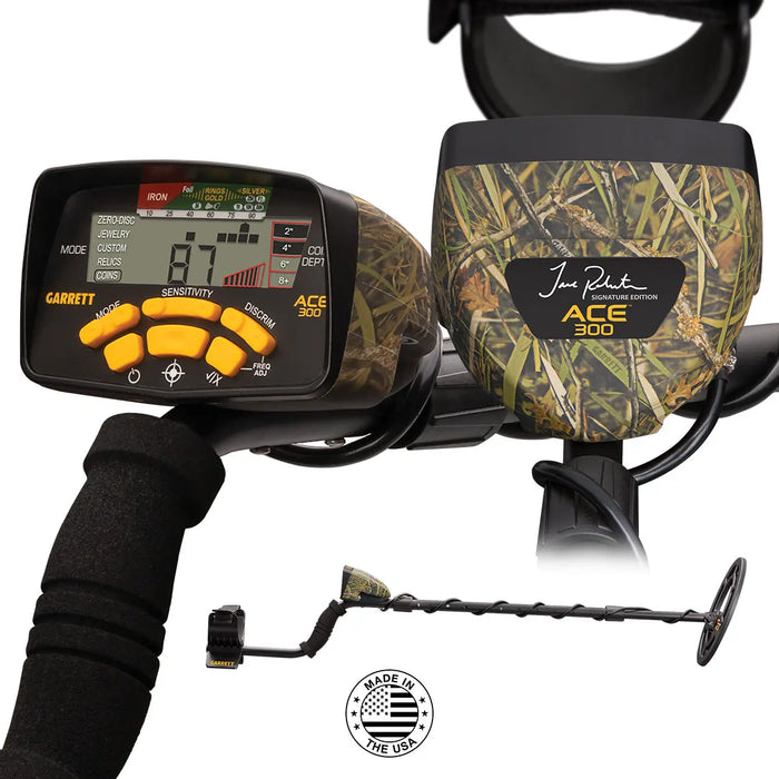 Garrett ACE 300 Jase Robertson Metal Detector Signature Camo Edition