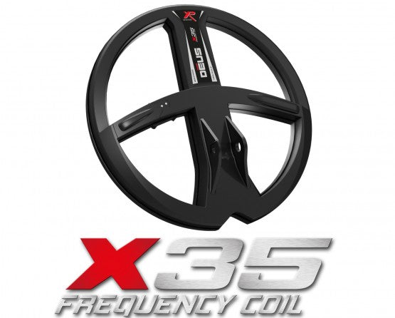 XP 9" Waterproof 35 Frequency Search Coil with Coil Cover & Lower Stem For DEUS & ORX Metal Detectors