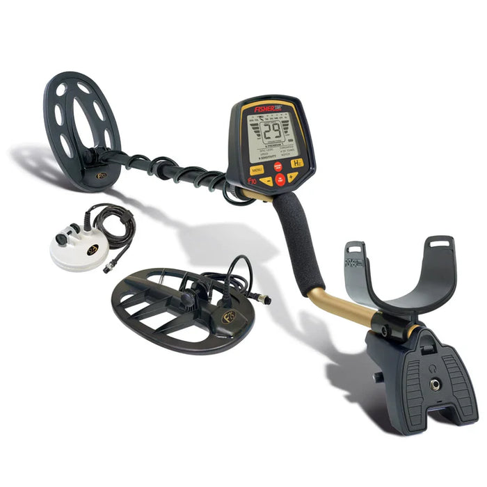 3 Coil Pkg Fisher F70 Metal Detector With 5", 10" & 11" Waterproof DD Searchcoils