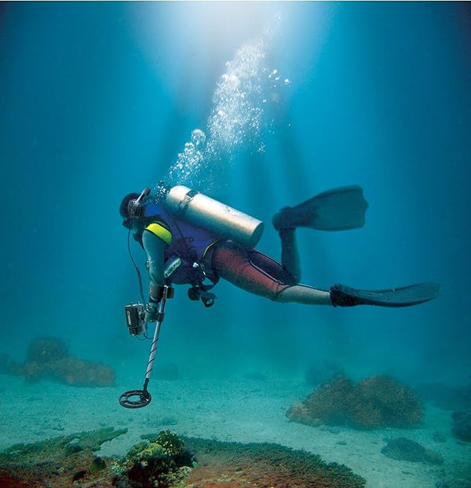 Fisher CZ-21 Quick Silver Dual-Frequency Underwater Metal Detector with 10-inch Coil