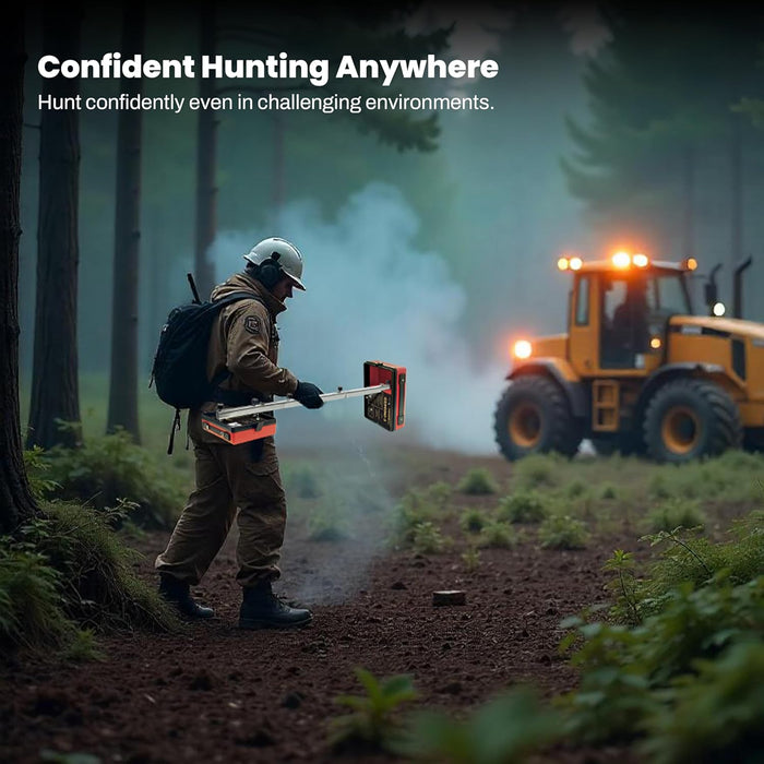 Fisher Gemini 3 Lightweight Cache Finder Metal Detector With Inductive Search & Trace Modes