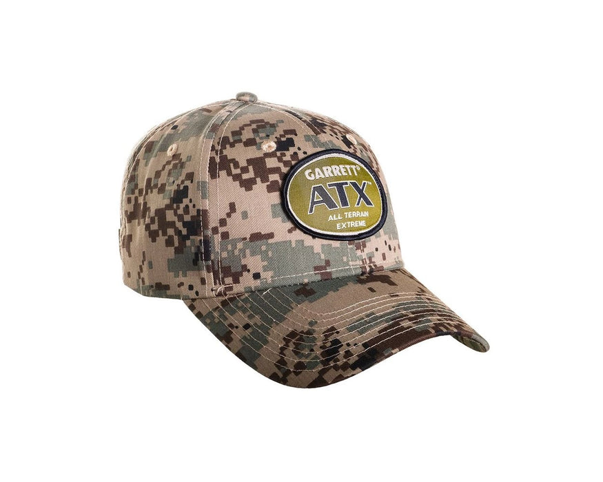 Garrett ATX Metal Detectors Camo Cap With Velcro Strap