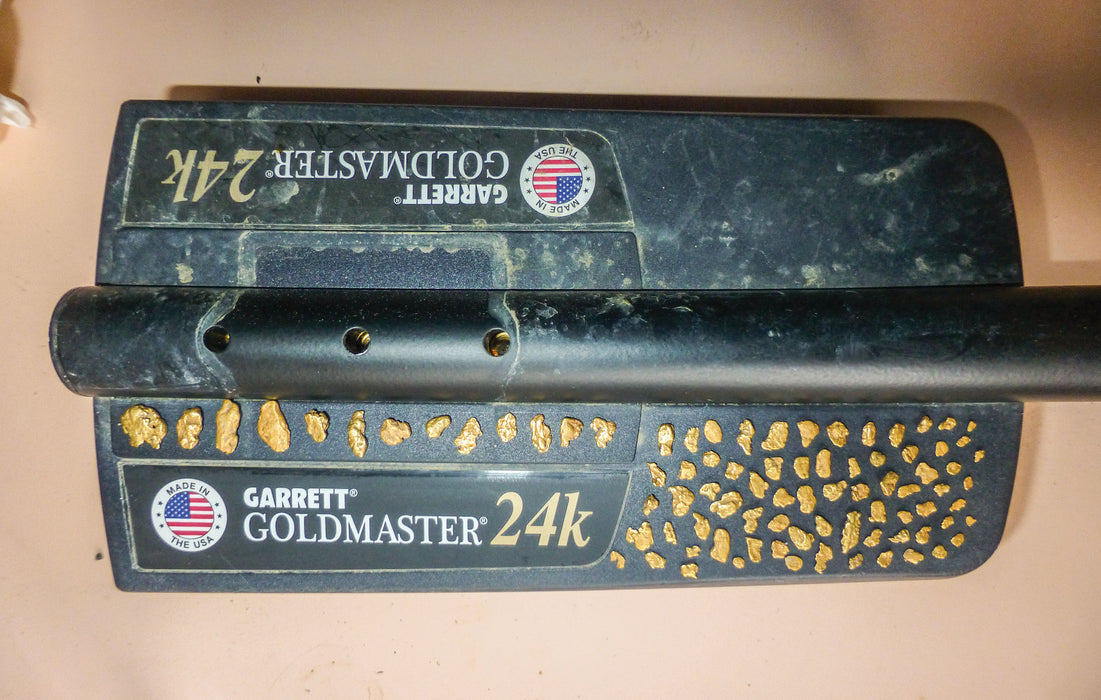 Garrett Goldmaster 24k Metal Detector Two Coils Package