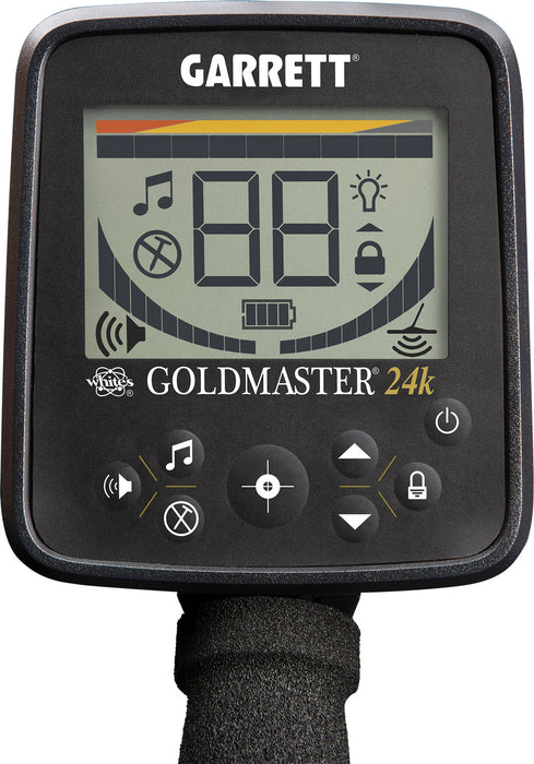 Garrett Goldmaster 24k Metal Detector Two Coils Package