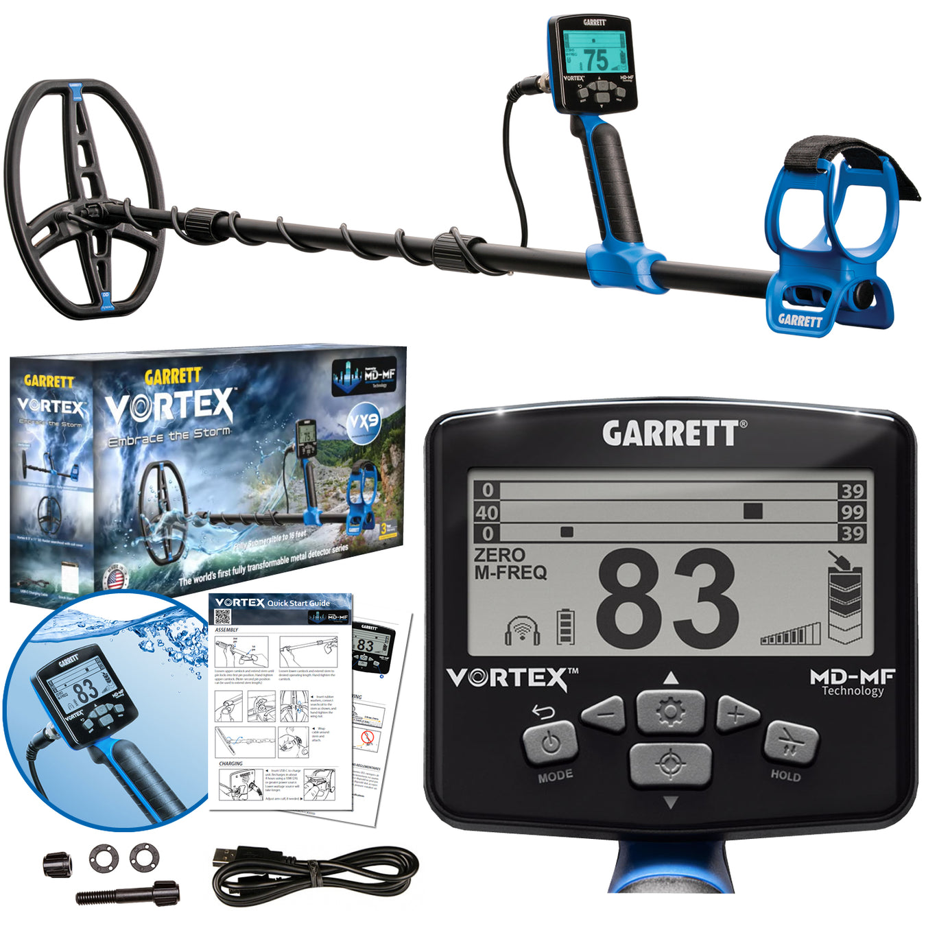 Garrett Vortex Metal Detectors