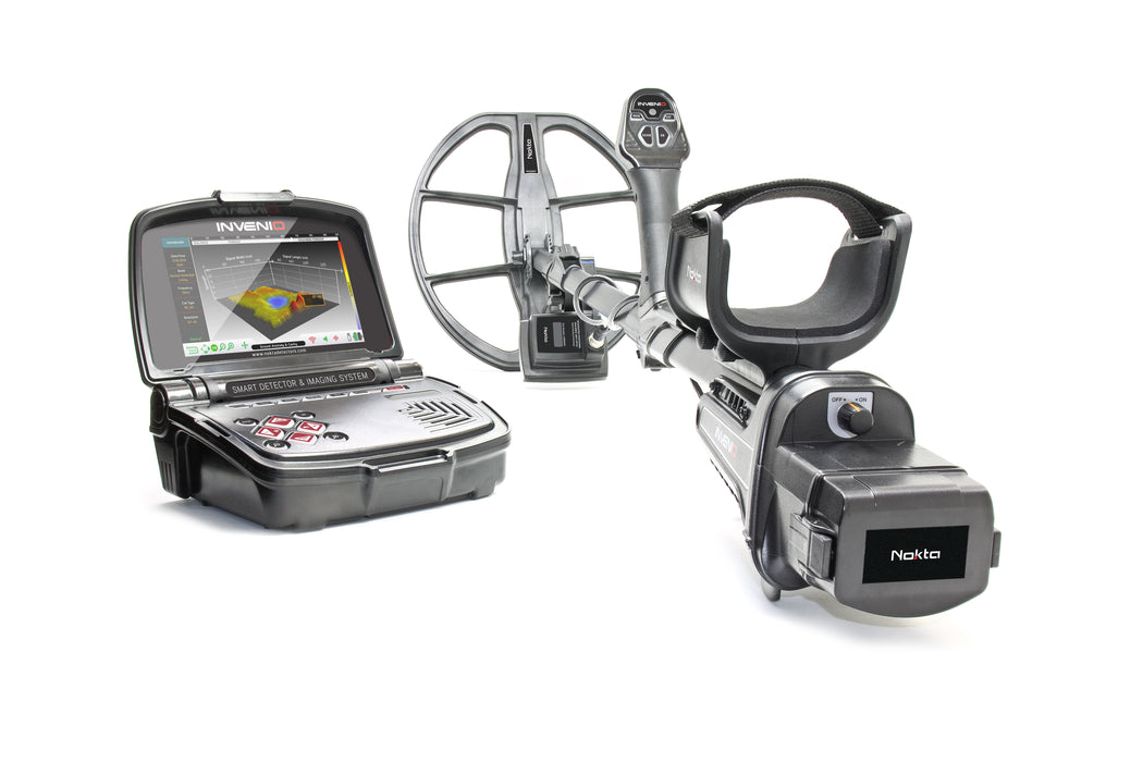 Nokta Makro Invenio Pro Pack Smart Metal Detector and 3D Imaging System with 22 x 19" + 15.5 x 14" + 11 x 7" Waterproof Coils