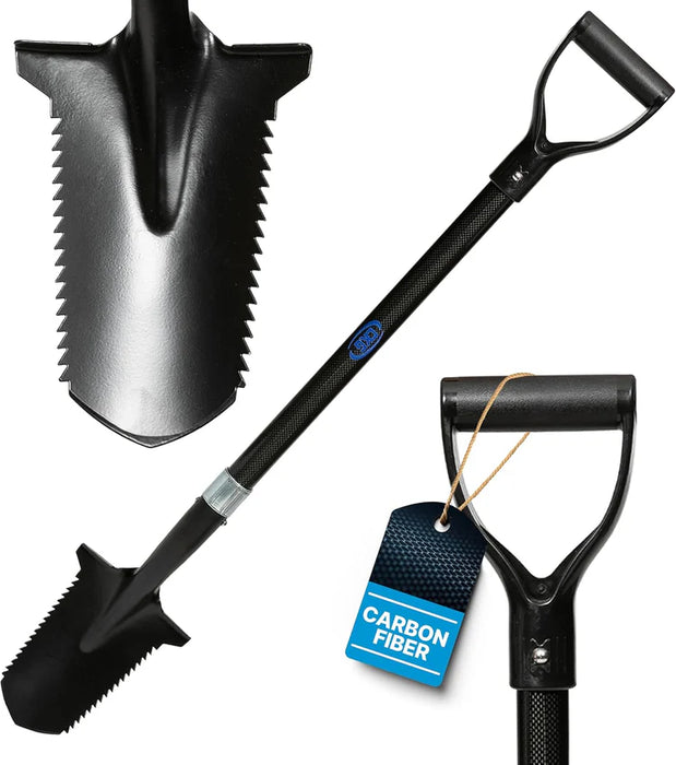 CKG Metal Detecting Shovel - Carbon Fiber Handle