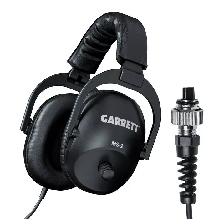 Garrett MS-2 Headphones With 2-Pin AT Connector For AT Pro, AT Max, AT Gold