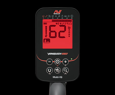 Minelab Vanquish 560 Metal Detector – Multi-IQ™ Simultaneous Frequency, Waterproof Metal Detector With  Wireless Audio