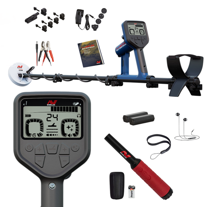MINELAB GOLD MONSTER 2000 High Sensitivity Premium Gold-Nugget Detector with Pro-Find 40 Waterproof Pinpointer