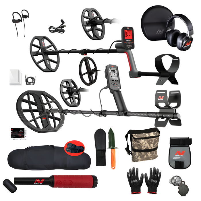Father's Day Bundle - Minelab Vanquish 560 Pro Pack + 3 Coil Package Minelab Manticore + Pro-Find 40 + Travel Bag and Treasure Kit