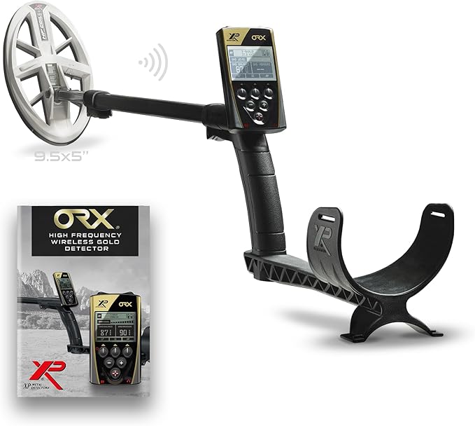 XP ORX RC High Frequency Gold Hunting Metal Detector With Elliptic 9.5x5 HF Search Coil