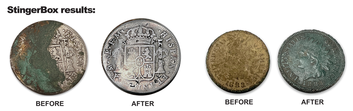 Killer B Stinger Box Electrolysis System – Relic, Coin & Metal Cleaning Kit