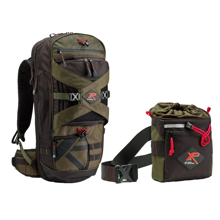 XP Storage Bundle - Backpack 280 With XP Finds Pouch - Secure Your Metal Detector & Finds