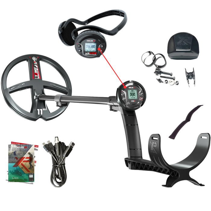 XP Deus II WS6 Master FMF Metal Detector with 11" Coil