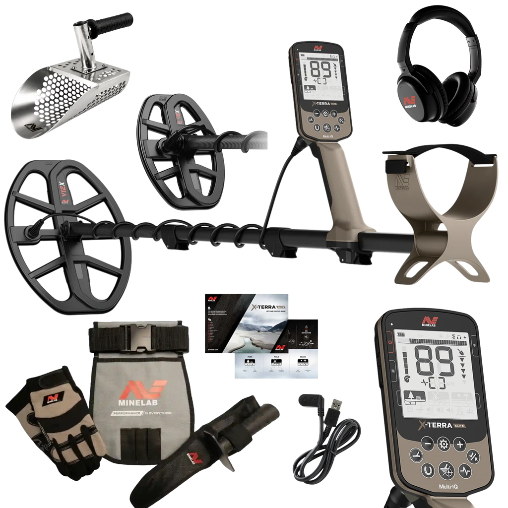X-Terra Elite Metal Detector Pack + Headphones + FREE Accessories