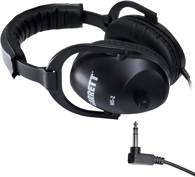 Garrett MS-2 Headphones With 1/4" Audio Jack ACE Metal Detectors