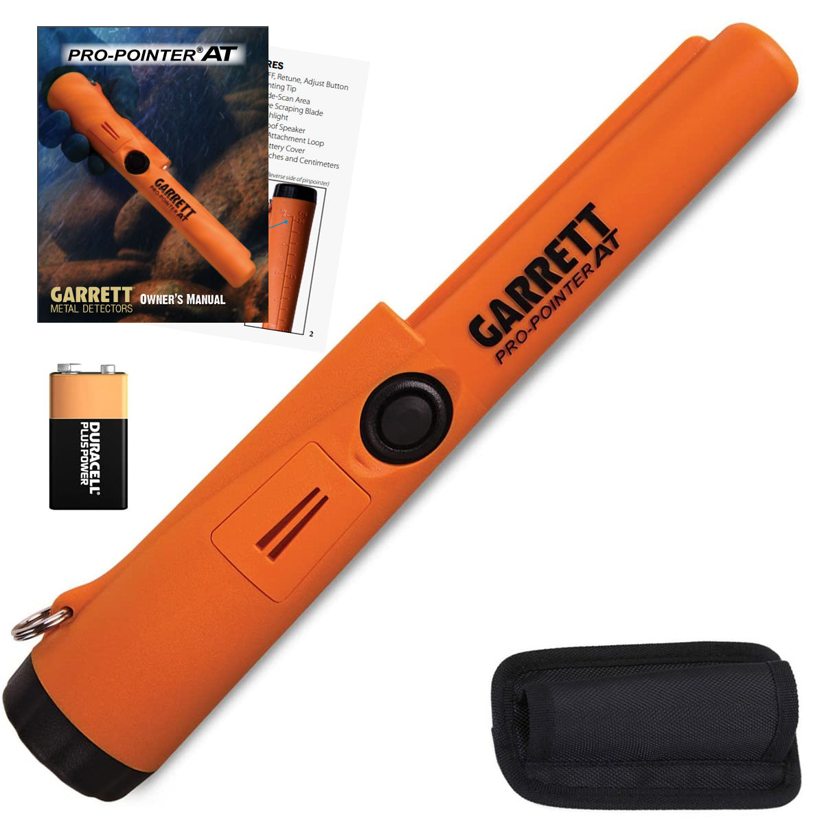 Garrett Pro Pointer AT Metal Detector Waterproof with Camo Digger's Pouch  and Edge Digger＿並行輸入品 通販