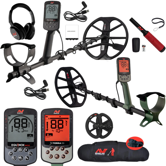 Valentines Perfect Date Bundle - Minelab Equinox 900 + X-Terra Pro With Pinpointer & Accessories