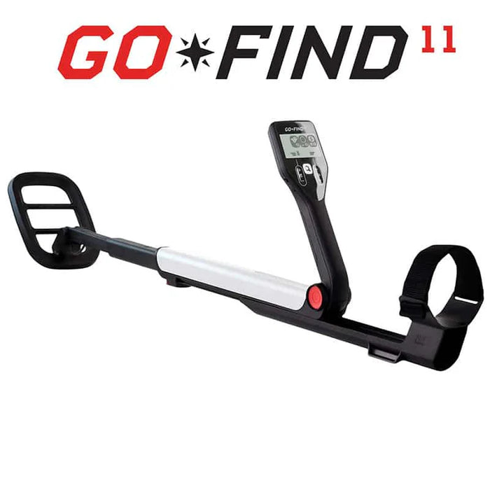 Minelab GO-FIND 11 Ultra-Light Collapsible Beginner's Metal Detector for Adults & Kids with 8" Waterproof Coil