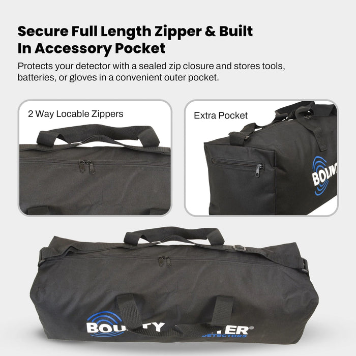 Bounty Hunter Deluxe Metal Detector Carry Bag