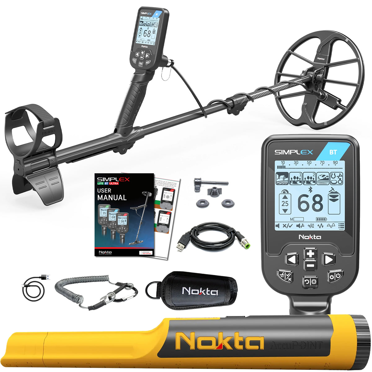 Simplex BT Metal Detector + Pinpointer – Limited Bundle — Detector ...