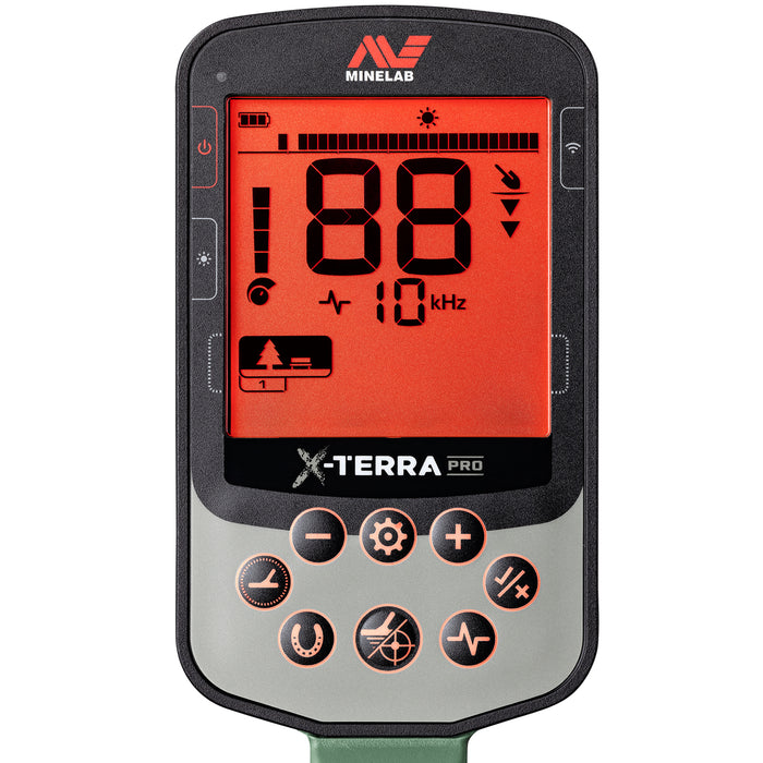 Minelab X-Terra Pro Waterproof Metal Detector with ML-85 Wireless Headphones and Pro-Find 40 Pinpointer