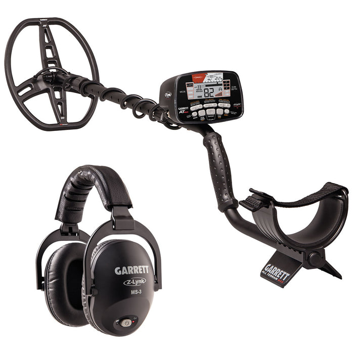Garrett AT MAX Metal Detector, Wireless Headphones, Waterproof