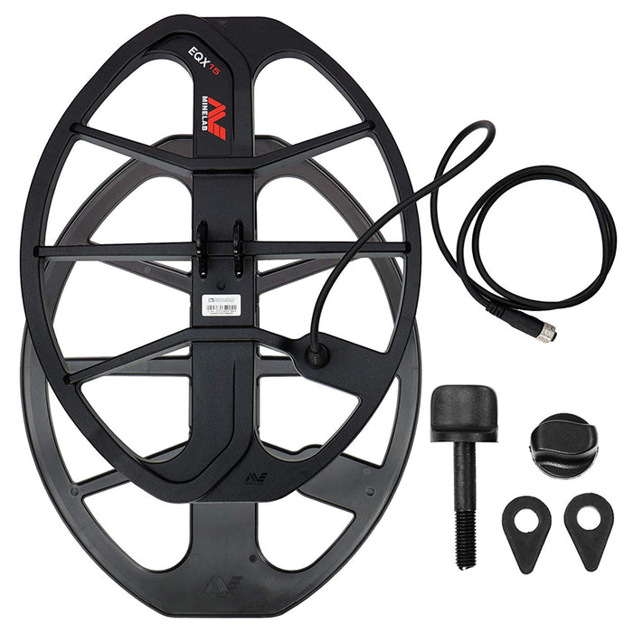 Minelab Equinox Double-D 15 inch Smart Coil with Skid Plate Coil Cover