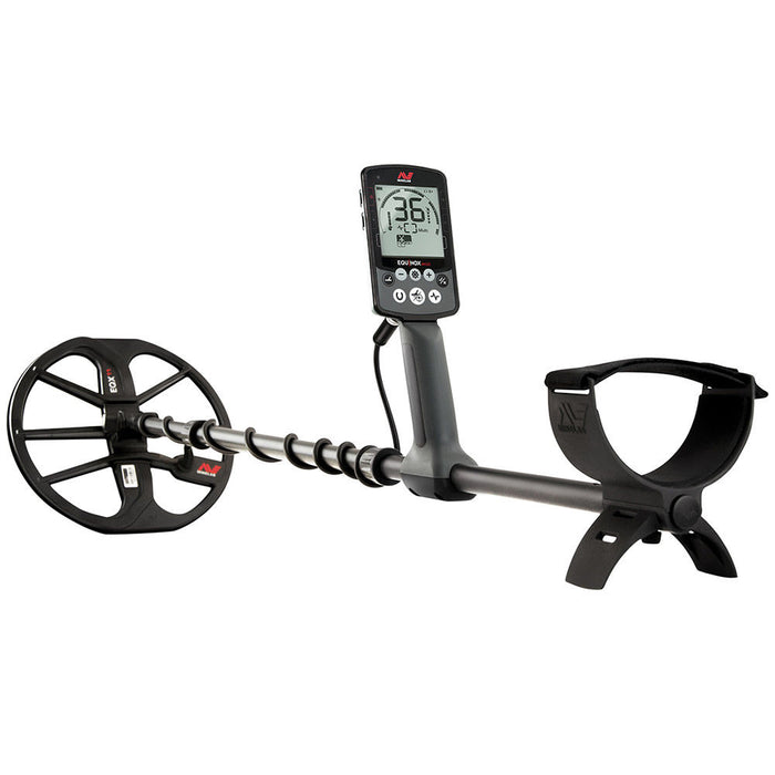 Minelab Equinox 800 Waterproof Multi-Frequency Metal Detector with 11" DD Coil, Gold Mode, and Pro-Find 40 Waterproof Pinpointer