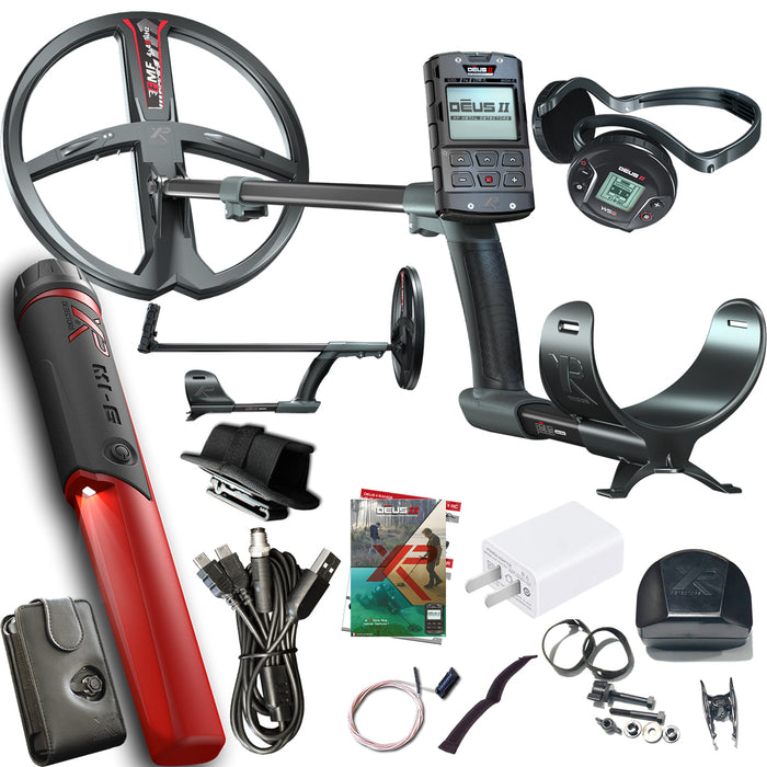 XP Deus II FMF Metal Detector with 11" Coil and MI-6 Pinpointer