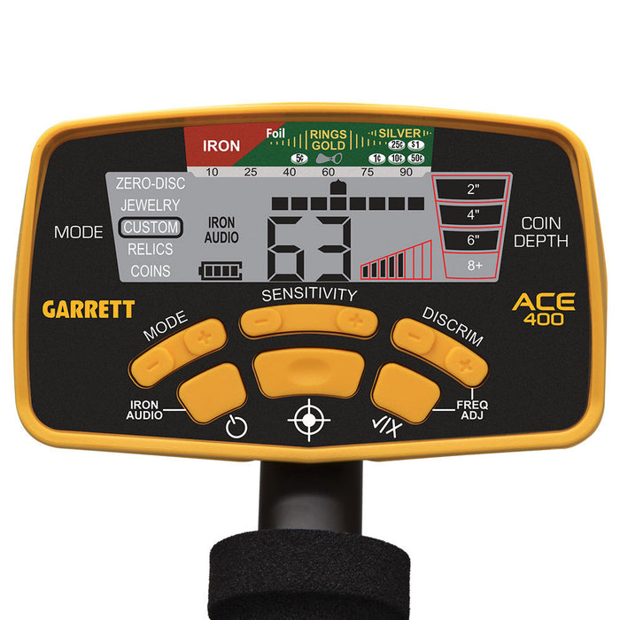 Garrett ACE 400 Metal Detector with Headphones and Accessories